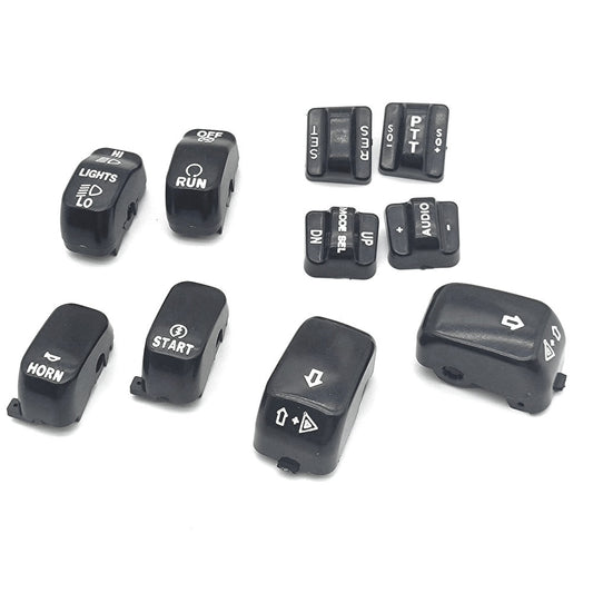 ya 1 7.4 10 piece set of for MAN ual switch shell button cover suitable for Harley Davi for DS on 1996-2013