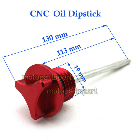 ya 2 7.15 Red Oil Dipstick Dip Stick for Lifan YX 125cc 140cc Stomp YCF SSR Pit Dirt Bike