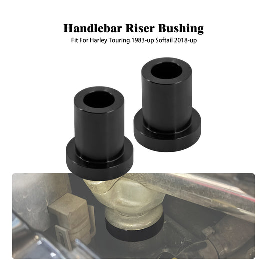 ya 2 6.30 Black Handlebar Riser Bushings Kit Fits for Harley Softail 2018-Up Touring 83-Up