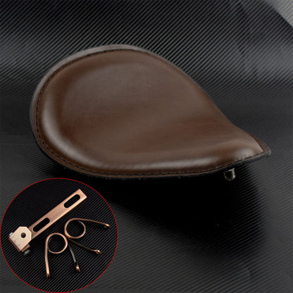 ya 5 8.7 Brown Solo Driver for SEAT + V Shape Mounting Fit for Harley for Yamaha Chopper Bobber