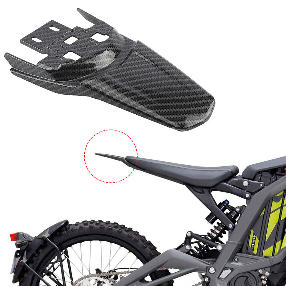 ya 5 8.7 Carbon Fiber Surron Rear Fender Mud Guard Fits Light Bee / Surron / Sur-Ron