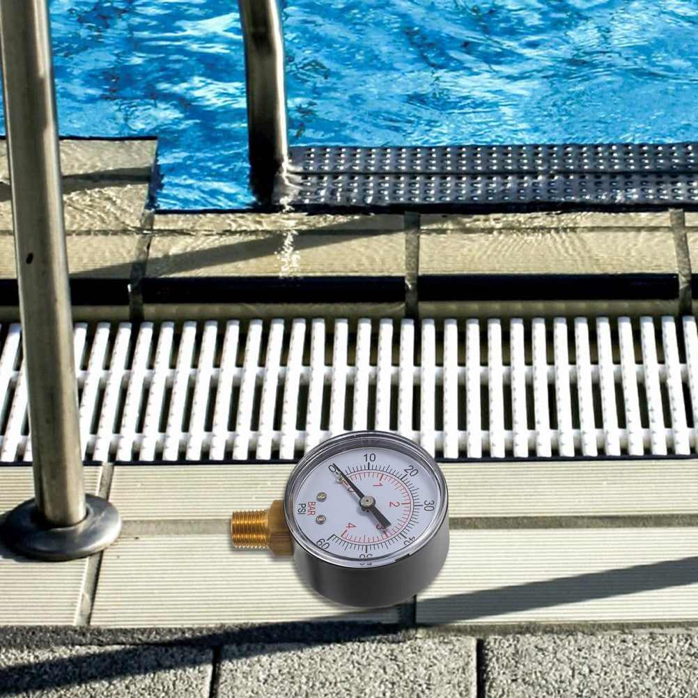 ya 14 Pressure Gauge Pool Pump Fittings Water for Home Professio l Test