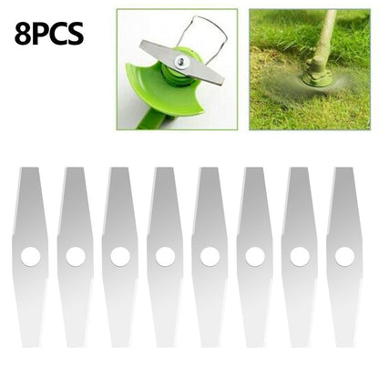 ya 14 Metal Grass String Trimmer Head Replacement Saw Blades LawnMower Fitting 8pcs