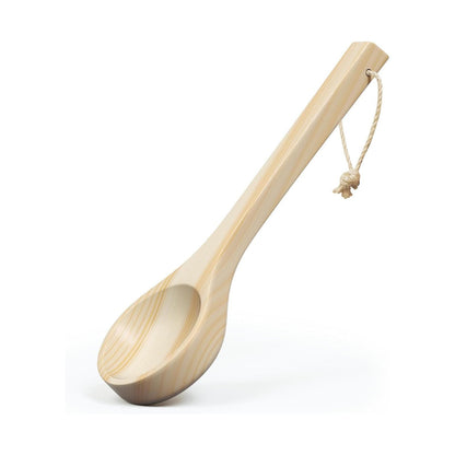 ya 25 Wooden Bath Ladle Multipurpose Shower Salts Spoon for SPA Kitchen Bathroom