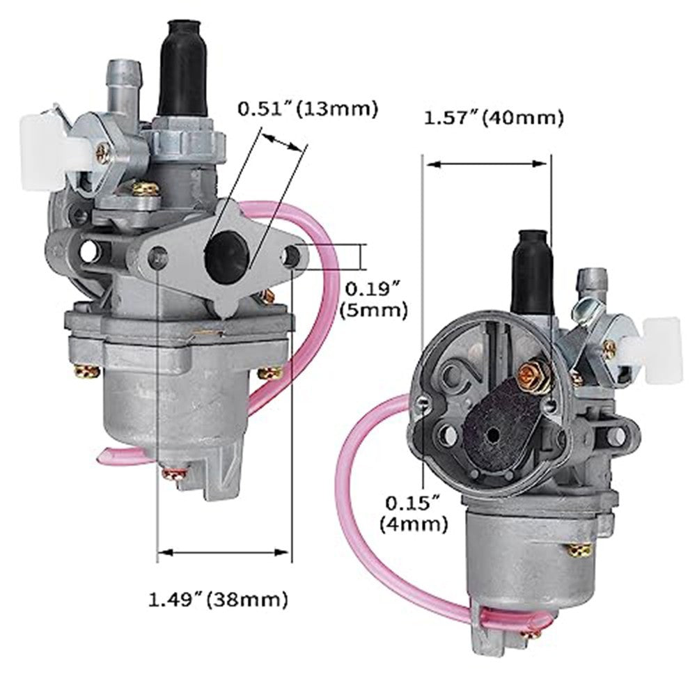 ya 14 PZ13 13mm Carburetor for 47cc 49cc Mini Bikes and Dirt Bikes Replacement Part