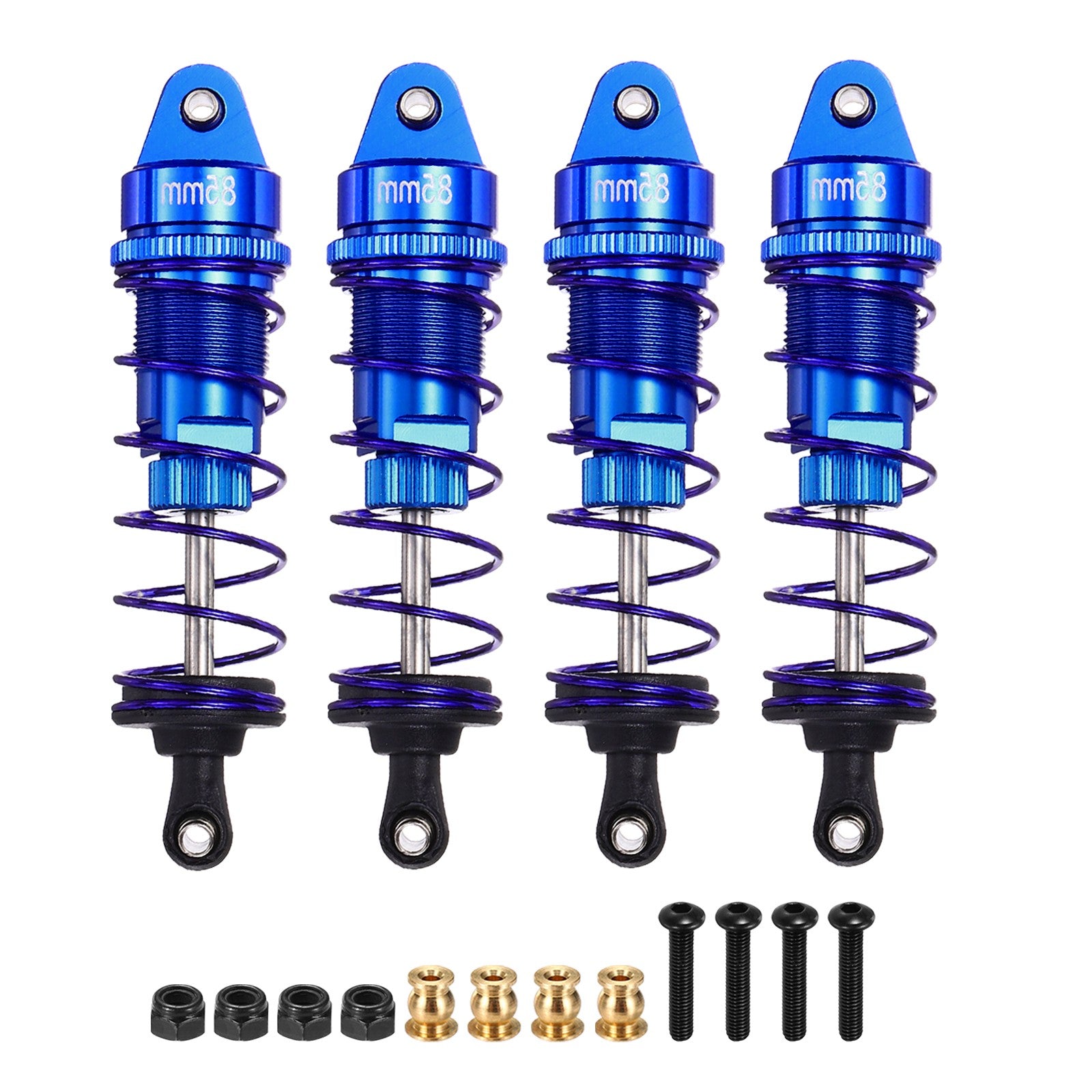 ya 5 8.7 RC Shock Absorber 1/12 1/10 85mm for 1/12 1/10 RC Car Blue