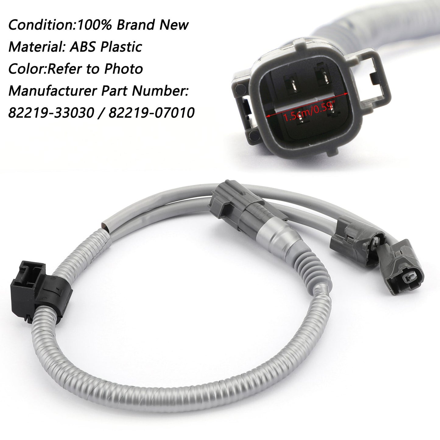 ya 1 8.5.2 Ignition Knock Sensor Wire Harness 82219-33030 / 82219-07010 for for Lexus