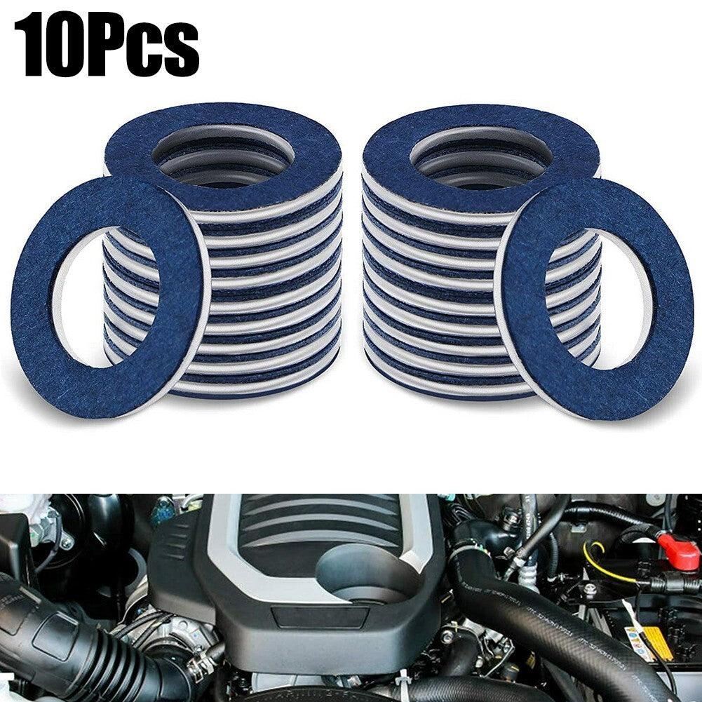 ya 12 5.21 10x Aluminum Oil Drain Plug Washer Gasket for for Lexus # 90430-12031
