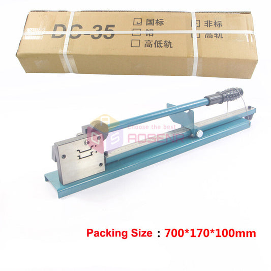 ya 25 C45 Double Groove Manual Din Rail Cutter for Aluminum and Steel Rail Cutting