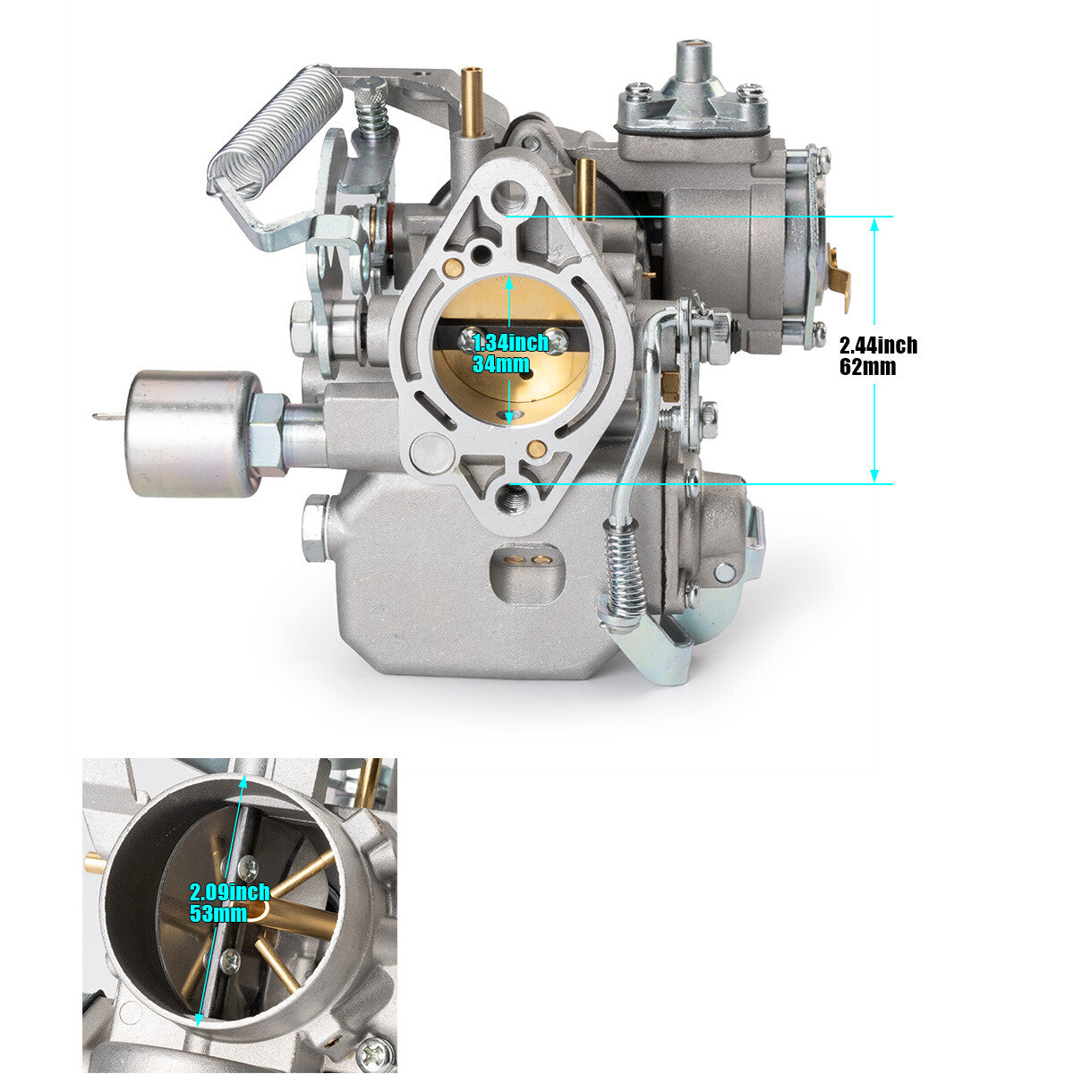 ya 3 6.25.2 34 Pict-3 Carburetor for VW Beetle 1971-1979 Thing 1973-1974 Squareback