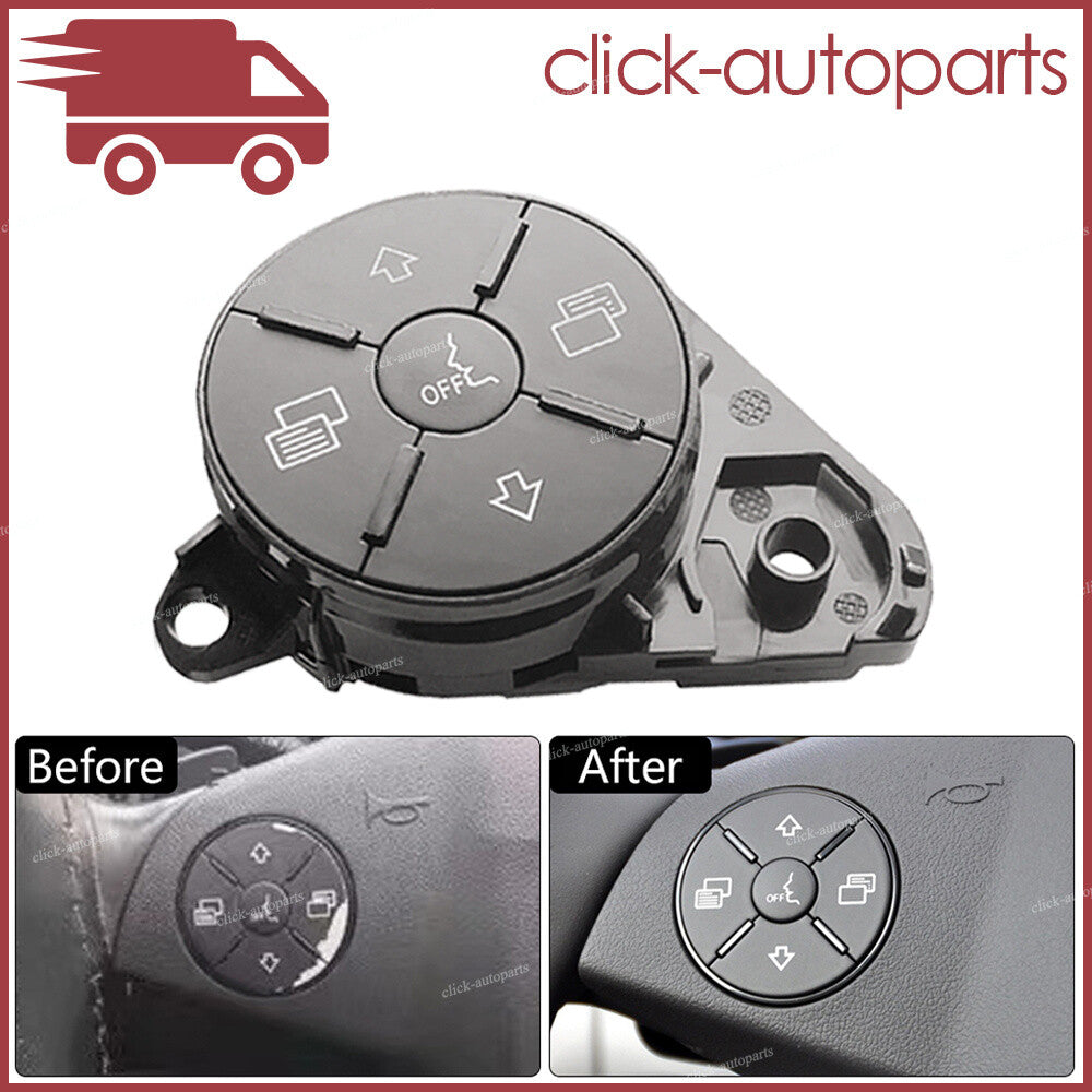 ya 13 Left Steering Wheel Controls Switch Buttons Gray for Mercedes-Benz 06-11 ML GL