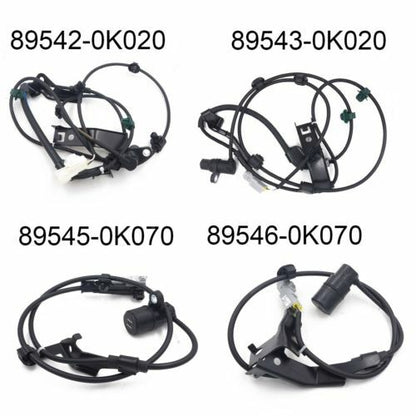ya 1 8.12 baidi New set of 4 ABS sensors 89542-0K020 89543-0K020 89545-0K070 89546-0K070 suitable for 