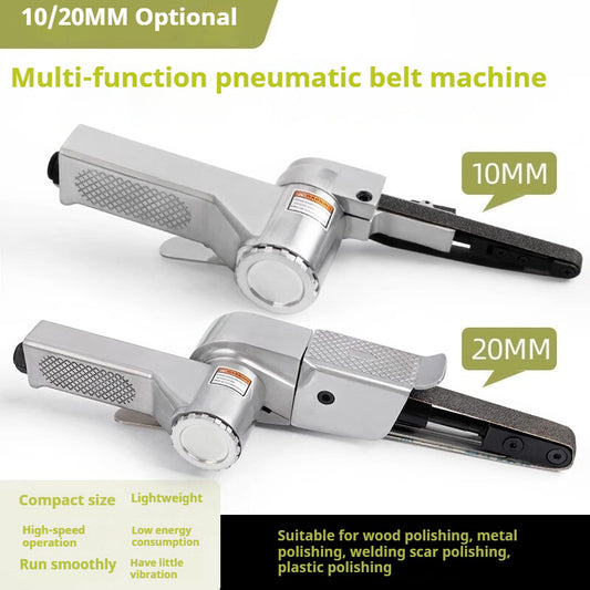 New Angle Adjustable Pneumatic Sander Grinder Metal Floor Belt Polishing Machine