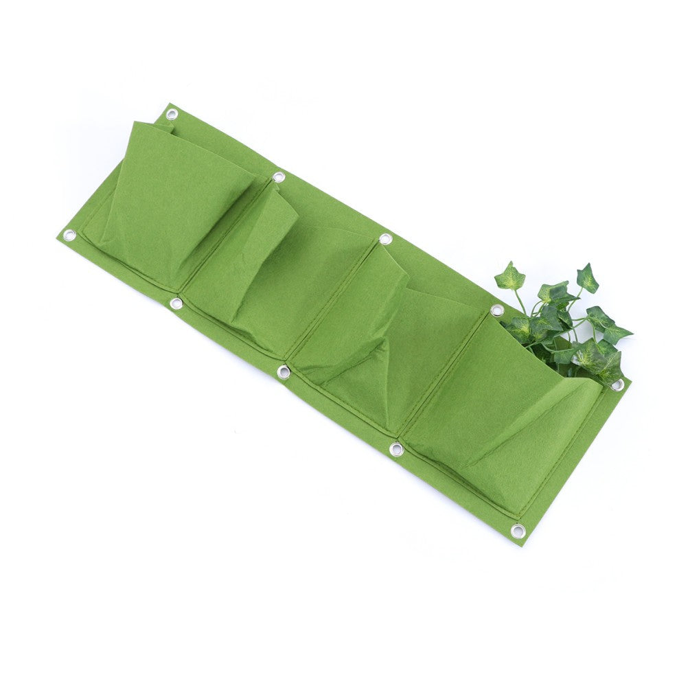 ya 14 4 -Pockets Garden Wall Hanging Planter for Decoration Horizontal Planters