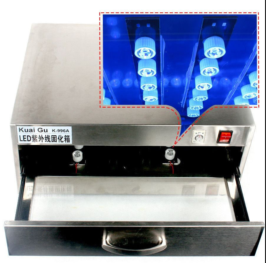 LED UV Curing Box Machine Drawer Type Lamp Repair Tool for Cell Phone Curing T1
