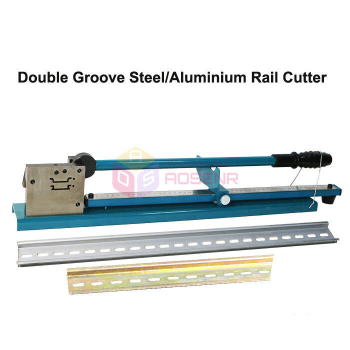 ya 25 C45 Double Groove Manual Din Rail Cutter for Aluminum and Steel Rail Cutting