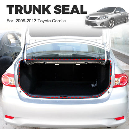 ya 5 8.7 Fit 09-13 for Toyota for COROLLA Trunk Sealing Strip Rubber Tailgate Glass Weatherstrip