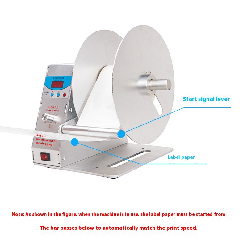 Positive and Negative Reversing Two-way Infinitely Adjustable Speed Rewinder