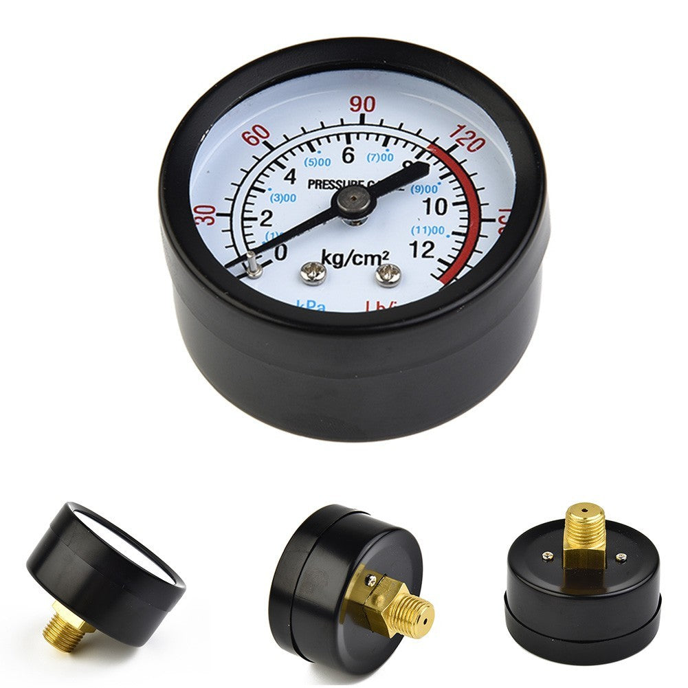 ya 14 Compressor Gauge Manometer Tool 50mm Accessories Air Compressor Balck+Silver