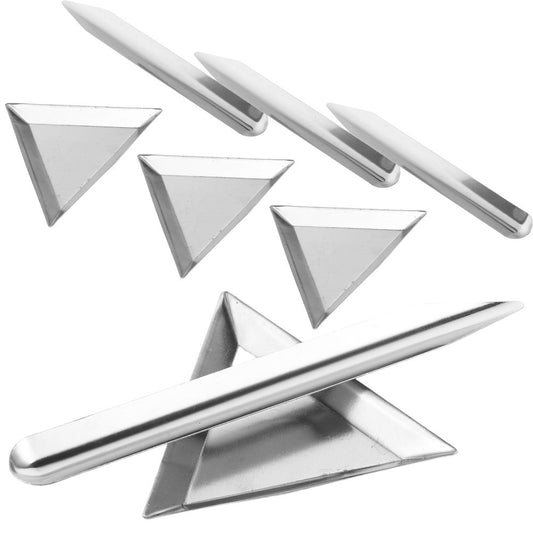 ya 17  1Set Stainless Steel Weigh Boats - Weighing Dishes for Scale - Weight