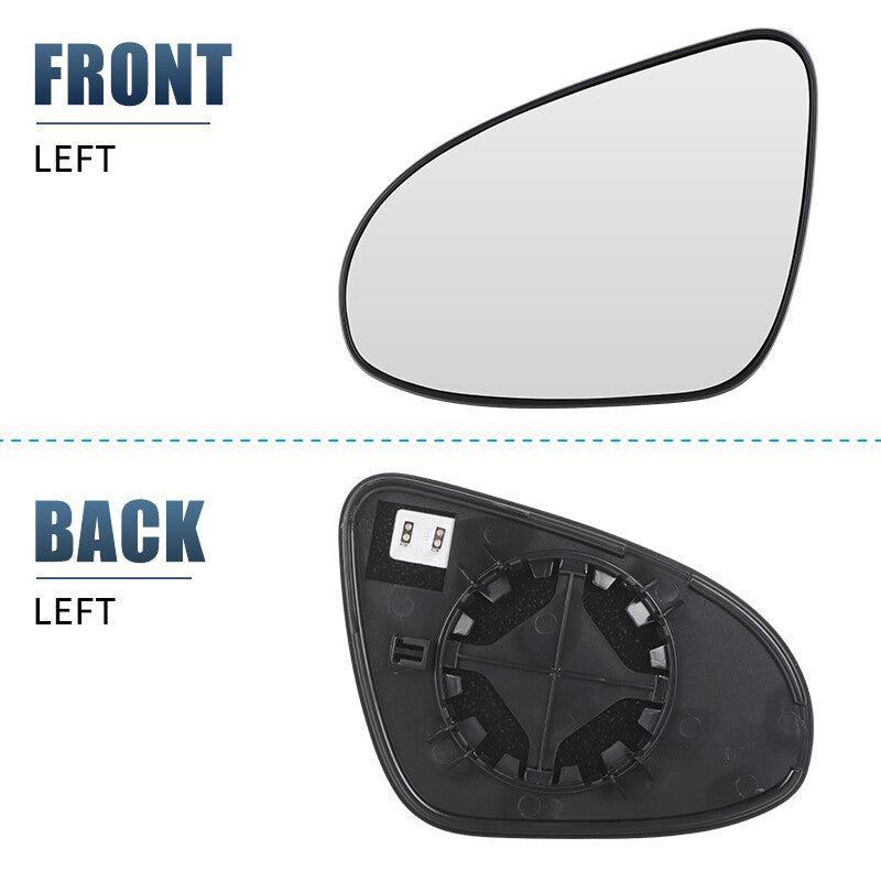 ya 3 6.25.2 Left Driver Side Heated Mirror Glass For 2014-2019 15 16 17 18 for Toyota for COROLLA