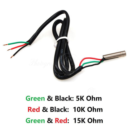 ya 25 3 Poles 5K+10K+15K Temperature Sensor For Air Conditioning Machinery Power Plant