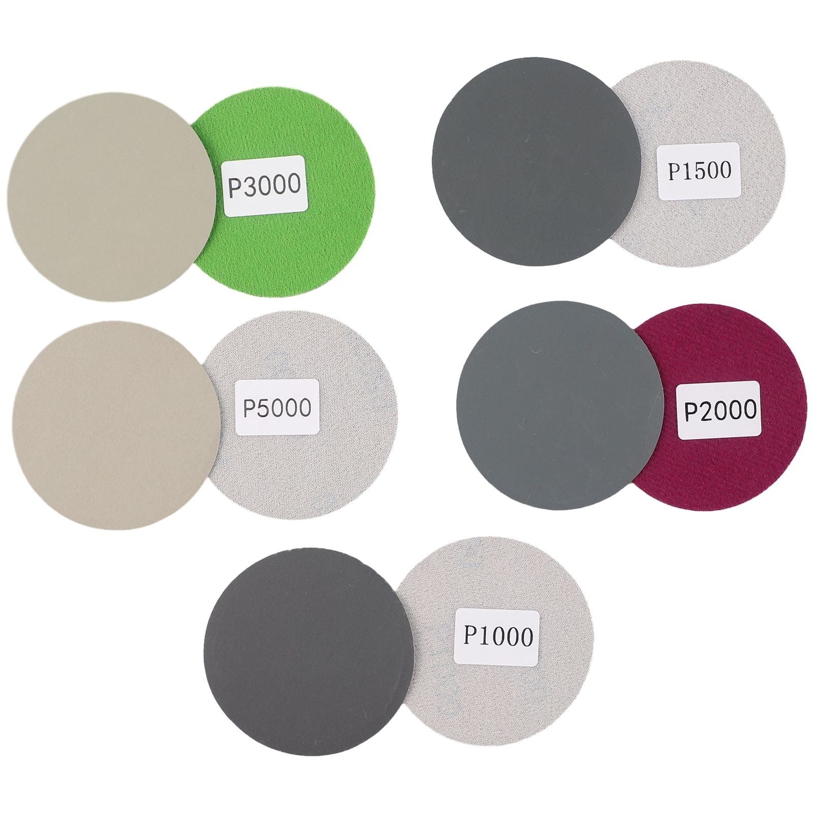 ya 14 25 Pcs Sander Disc Assorted 1000-5000 Grit Sanding Polishing-Pad Sandpaper Tool