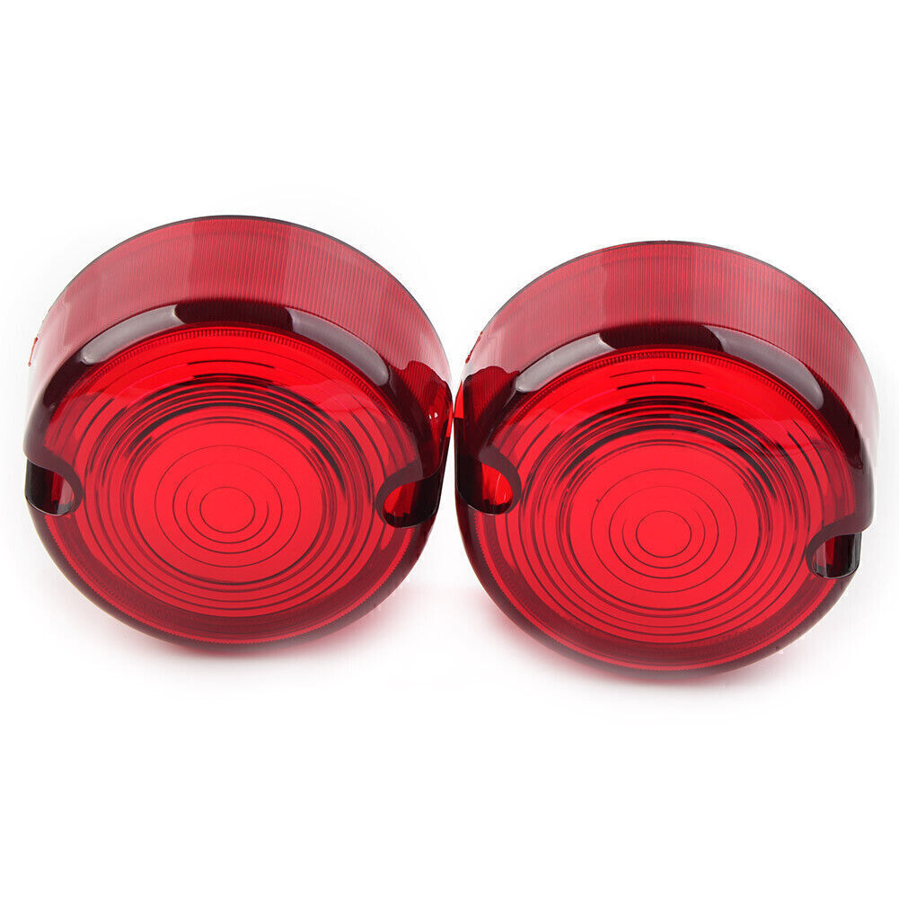 ya 5 8.7 Red Turn Signal Lens Cover for Harley Dyna FXD FXR Sportster XLH 883 1200 FXST