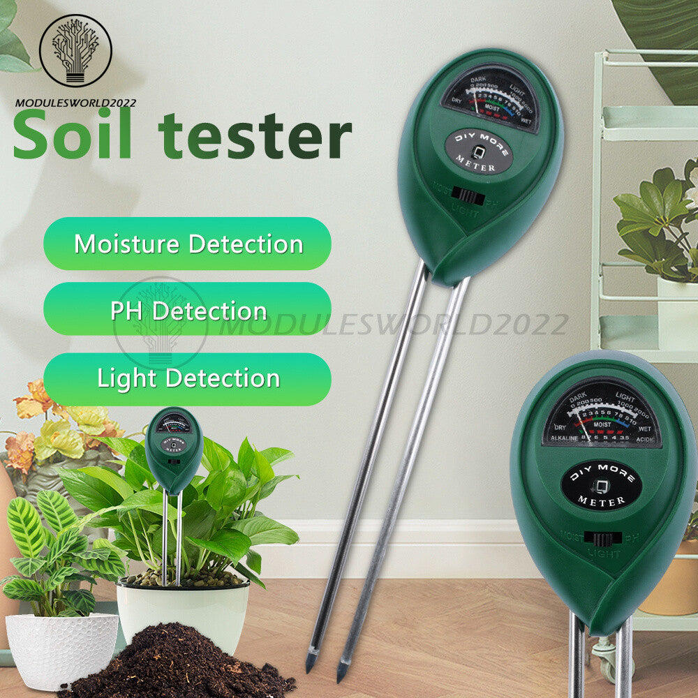 ya 26 3 in1 Soil PH Water Moisture Light Detor PH Tester Meter For Garden Plant