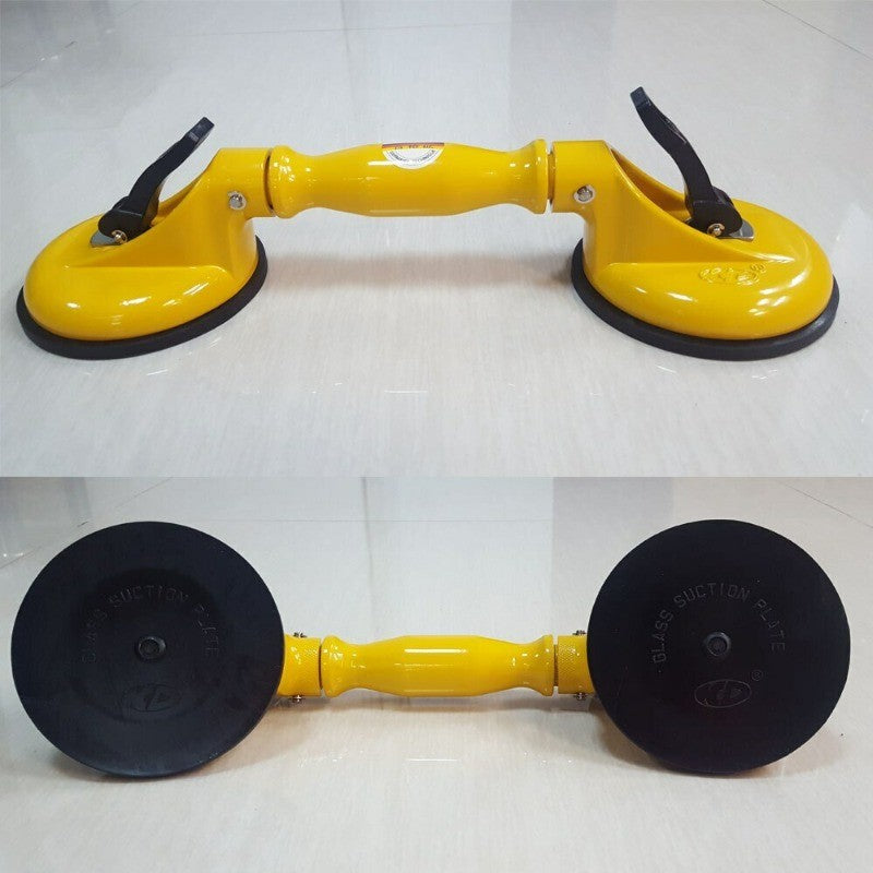 ya 14 NEW BX2-R KD 2-Cups Fexible Arc Glass Suction Plate Windshield Sucker 85kg