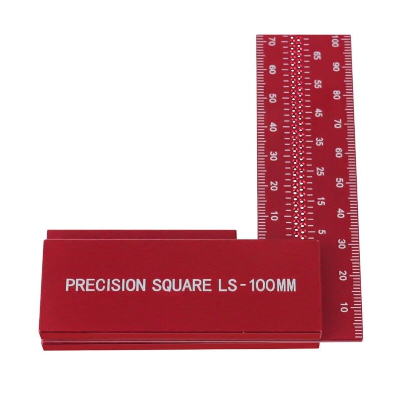 ya 14 L-shape Ruler Square Scriber Mark Measurement Aluminum Crossed-Calibration Ruler