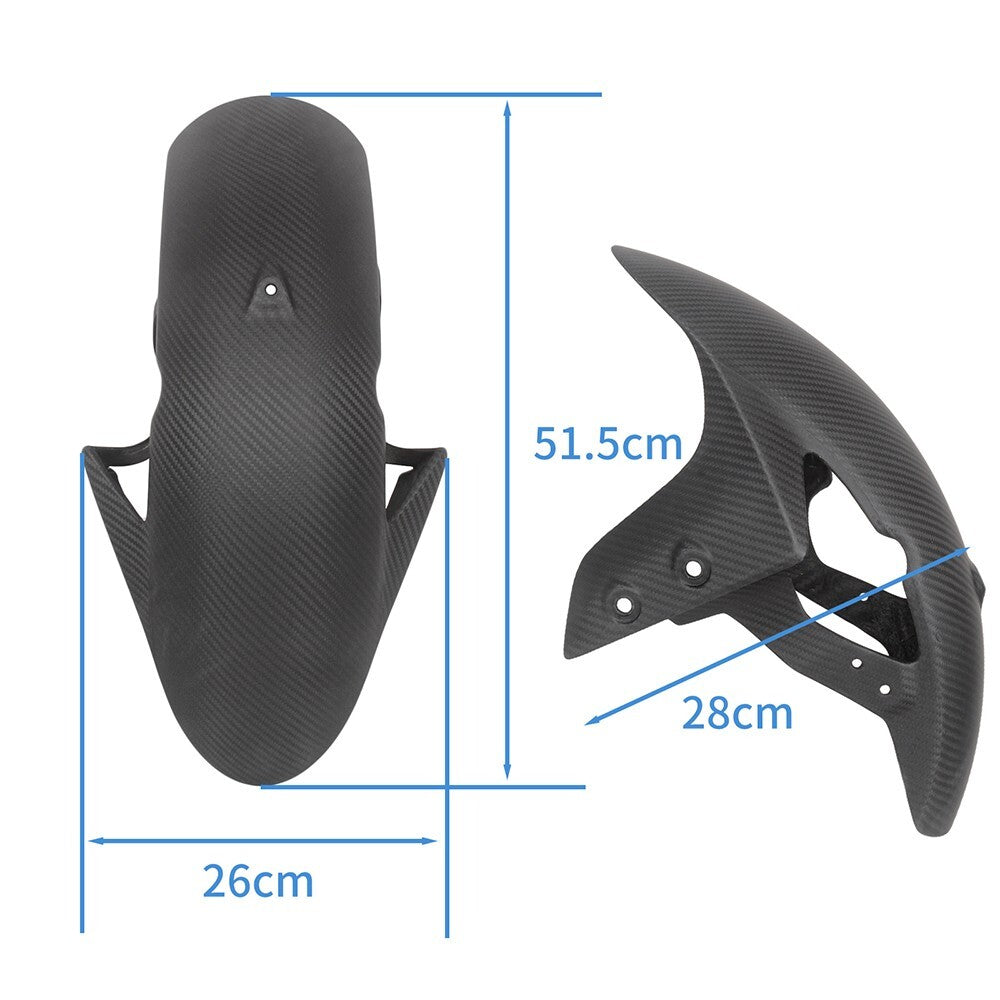ya 5 8.7 for Yamaha R7 Front Fender 100% Carbon Fiber Front Mud Cover - Matte