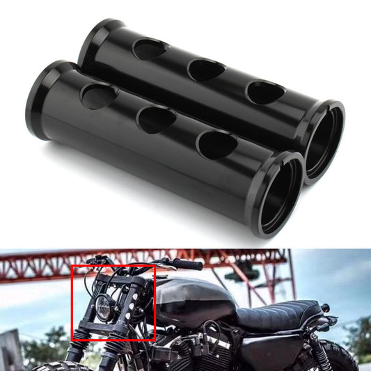 ya 4 6.17.2 for Harley XL 883 1200 2000-21 Black Upper Fork Tube Front Shock Absorber Cover