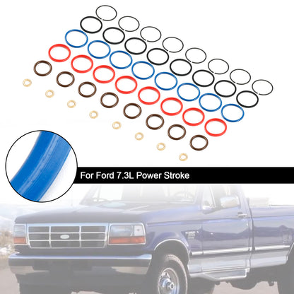 ya 1 8.12 baidi 8PCS Fuel Injector Repair Kit XC3Z9229AB for 7.3L Power Stroke CM5010
