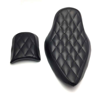ya 5 8.7 Diamond Stitched Driver Passenger Seats for Harley Sportster 883 1200 2004-2015