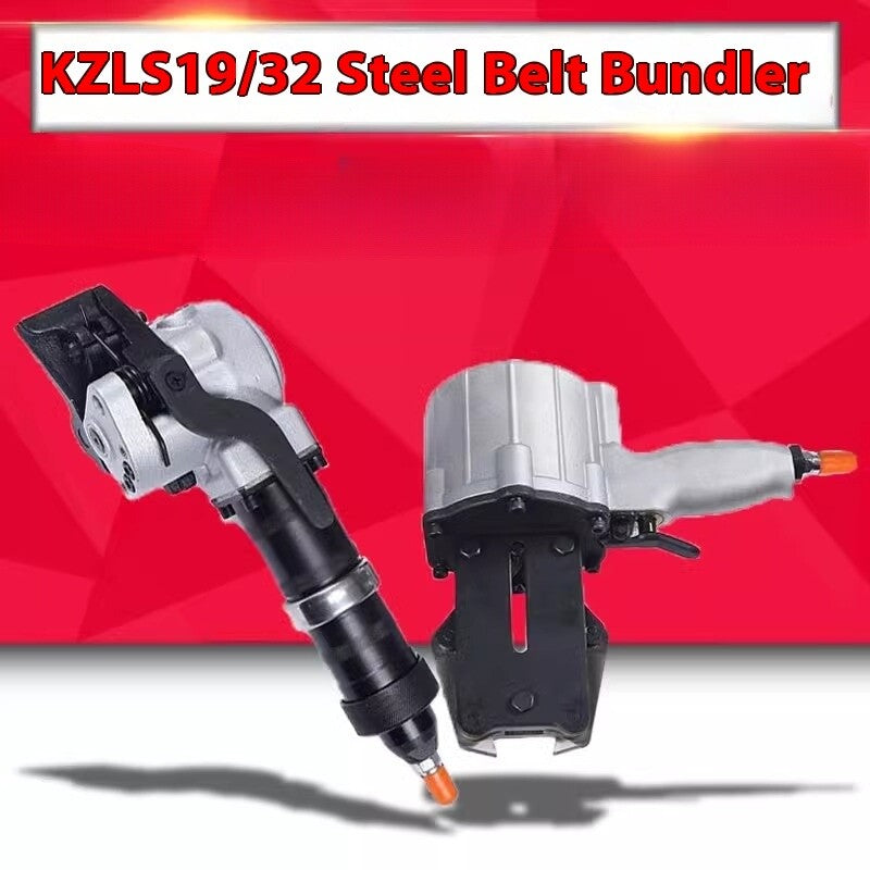 Pneumatic Split Strap Baler Handheld Auto Tensioner Strap Locking Machine