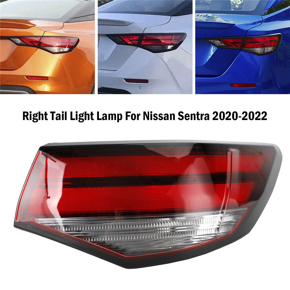 ya 27 6.21 for Nissan Sentra 2020-22 265506LB0A Right Side Outer Rear Brake Stop Tail Light