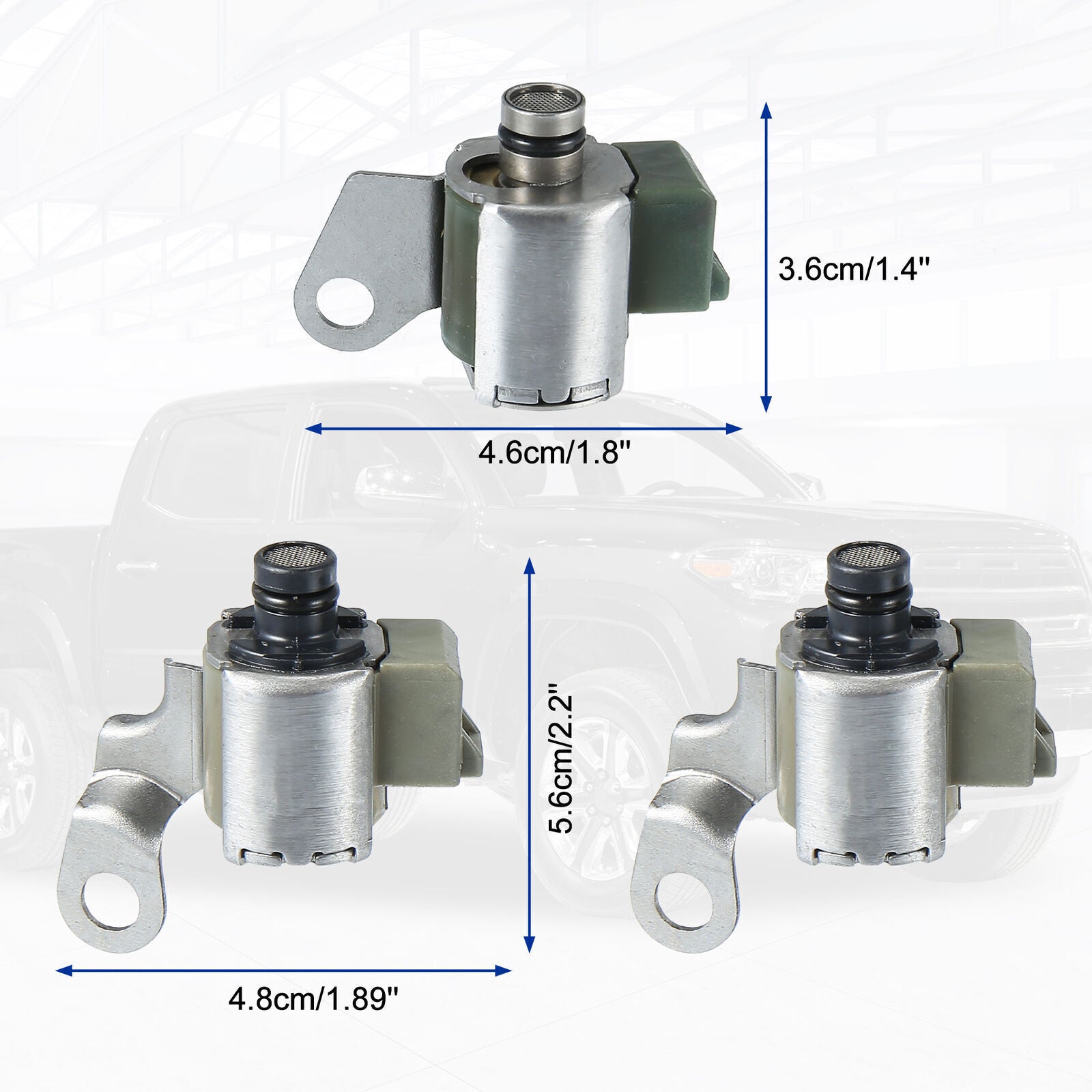 ya 5 8.7 3Pcs A340E A340F Transmission Solenoid Kit Shift Lock Up Kit Fit for Toyota