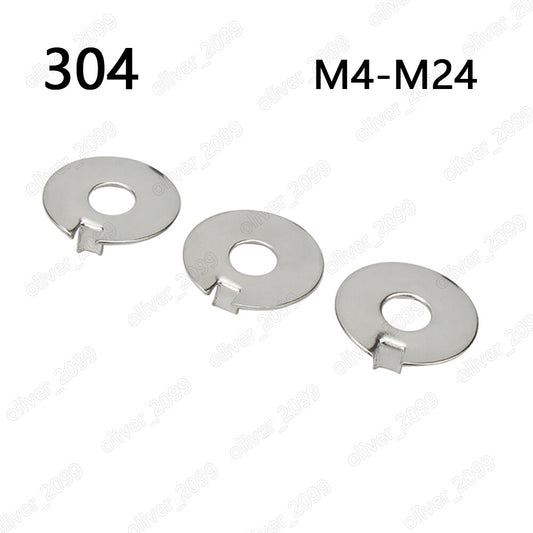304 Stainless Steel External Tab Washers M4 M5 M6 M8 M10 M12 M14 M16 M18 M20 M24