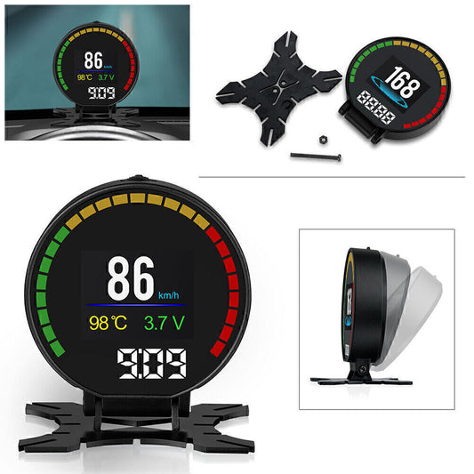 ya 2 6.26 Car HUD P15 OBD2 Head Up Display Speedometer Digital Device Consumption Tool