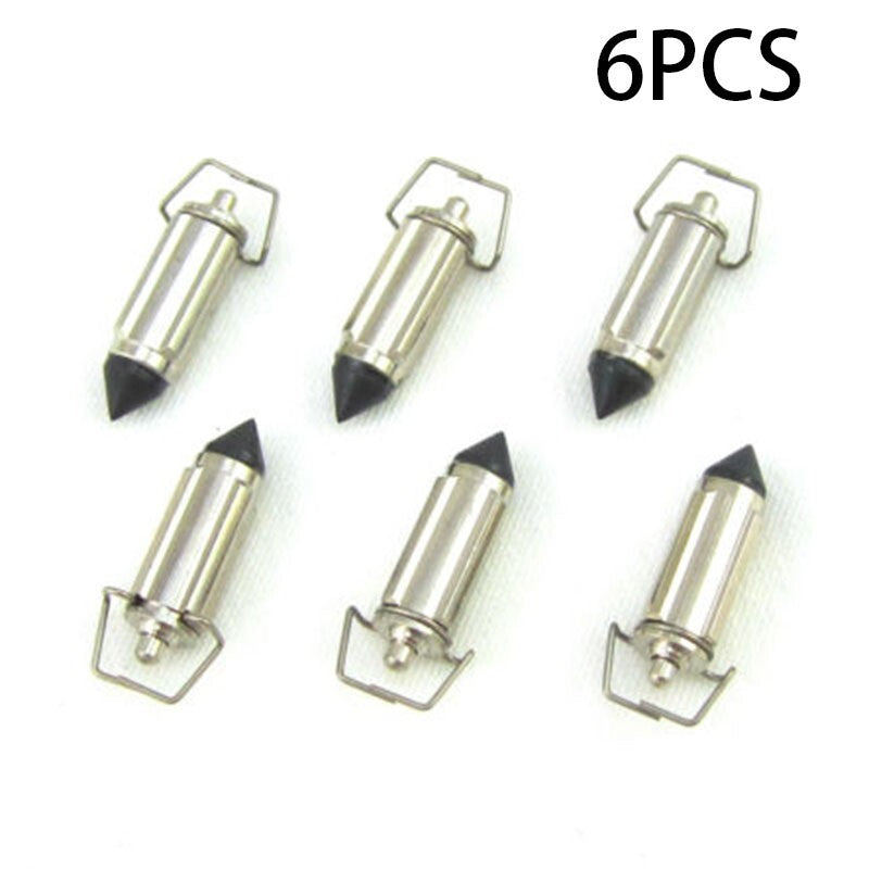 ya 5 8.7 6pcs Carburetor Float Needle For CB750 YZF600 CBX EX500 ZX600 VF500 Carb