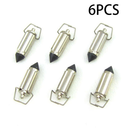ya 5 8.7 6pcs Carburetor Float Needle For CB750 YZF600 CBX EX500 ZX600 VF500 Carb