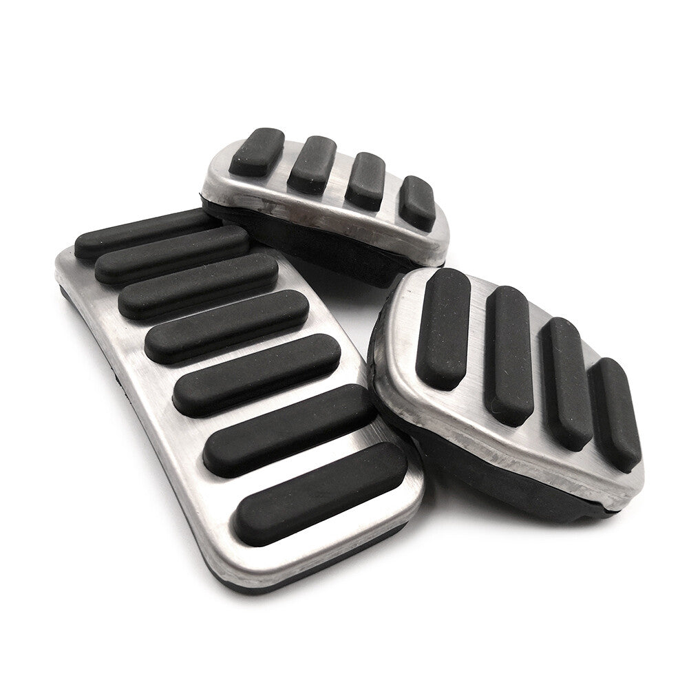 ya 9 6.5.2 Stainless Steel Car Clutch Brake Gas Pedals Cover for Volvo S40 V40 C30 XC30