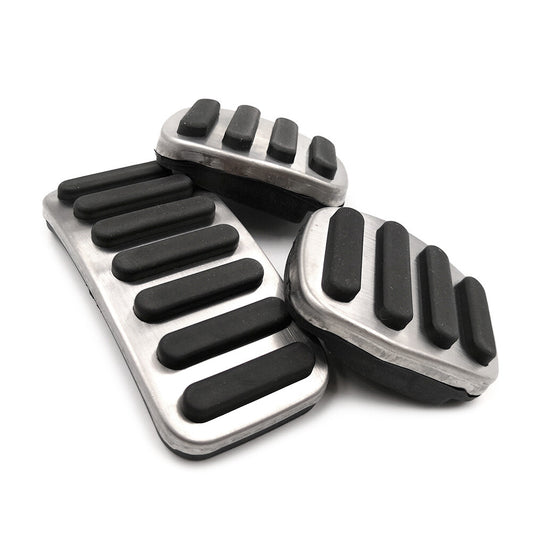 ya 9 6.5.2 Stainless Steel Car Clutch Brake Gas Pedals Cover for Volvo S40 V40 C30 XC30