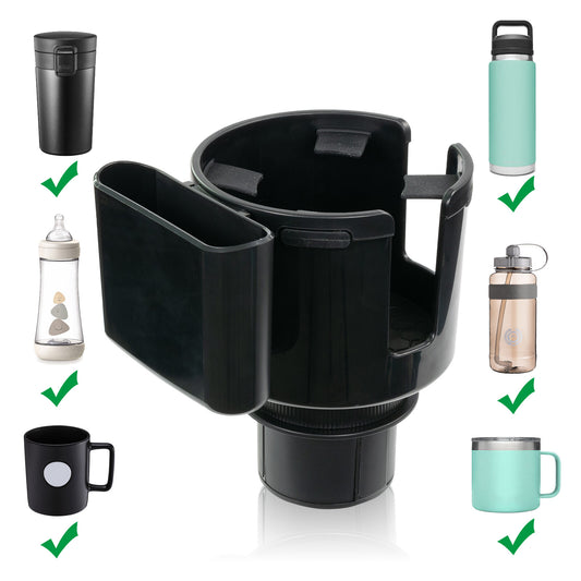 ya 4 6.21 Universal Car Cup Holder Adapter Expander for Large Bottles Mugs Multifunctional