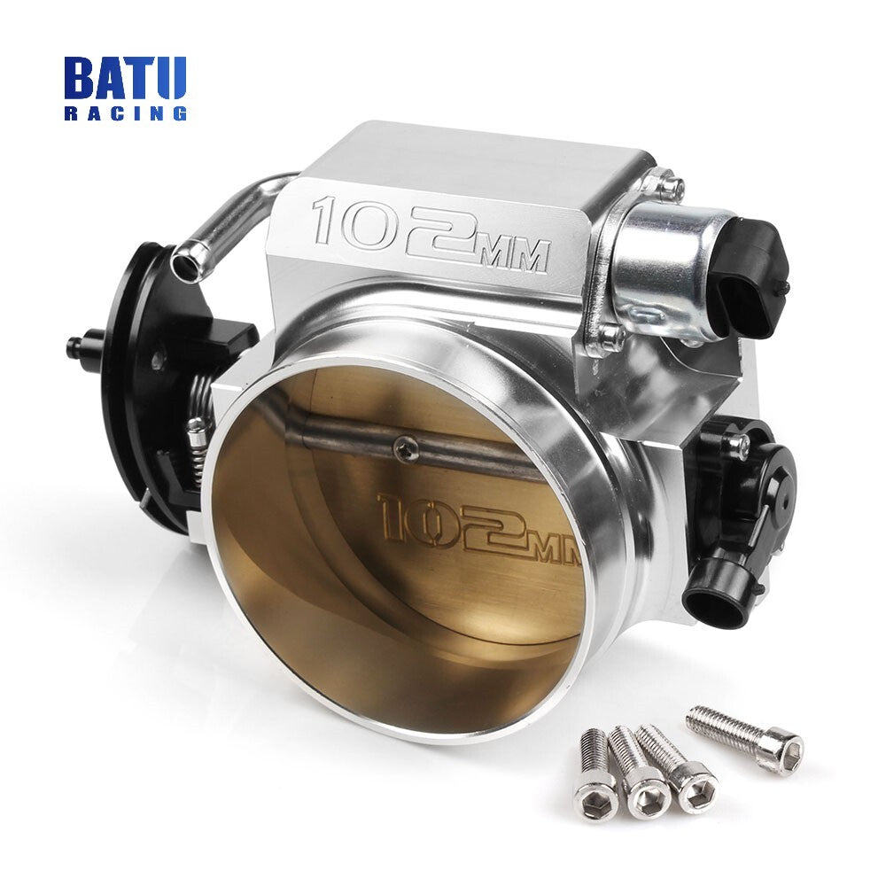 ya 27 7.20 102mm Throttle body+TPS IAC Throttle Position Sensor for III LS1 LS2 LSX Silver
