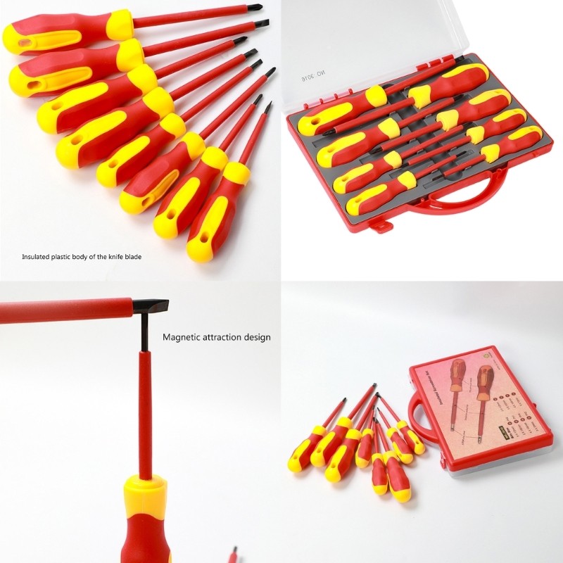 ya 26 8 in 1 Insulated Screwdriver Set Screwdriver Repair Tool Electrician