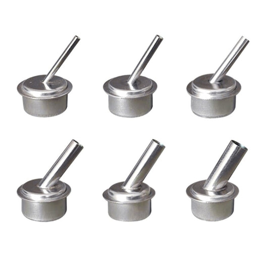 ya 25 6Pcs 45° Bent Curved Air Nozzle for Quick 861 Hot Air  Rework Station
