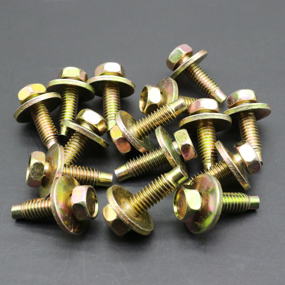 ya 5 8.7 20-Pack for Ford Body Bolts Dog Point 5/16 Inch - 18 X 1-1/16 Inch Hex Head 384921-S36