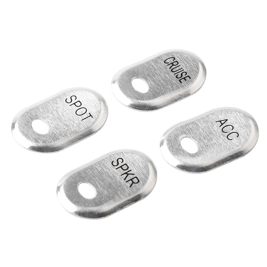 ya 2 6.29 Wire drawn panel switch protective cover chrome suitable for Harley Touring Electra Glide Ultra Classic